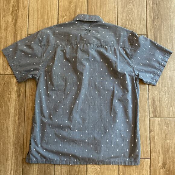 Howler Bros Shirt Mens Medium Gray Lighting Logo Short Sleeve - Picture 6 of 7